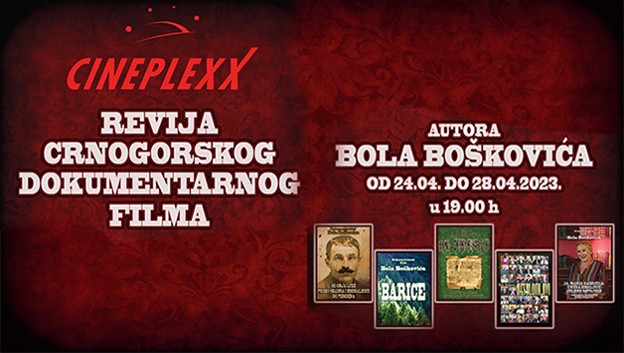 Pet dokumentaraca Bola Boškovića u Cineplexx-u