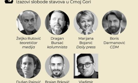 Akademija Milovan Đilas: Treći panel o slobodi stavova u Crnoj Gori