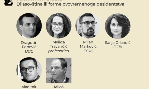 Akademija Milovan Đilas: Panel o disidentstvu danas za zatvaranje