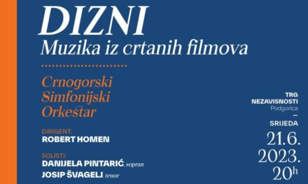 Muzičke teme iz Diznijevih filmova na trgu u Podgorici i Cetinju